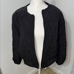 Black Quilted Women's Jacket